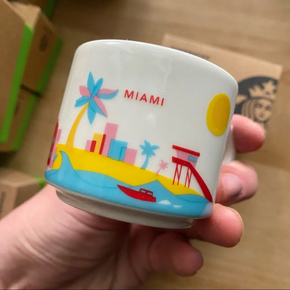 Starbucks Miami You Are Here Ornament 2 oz